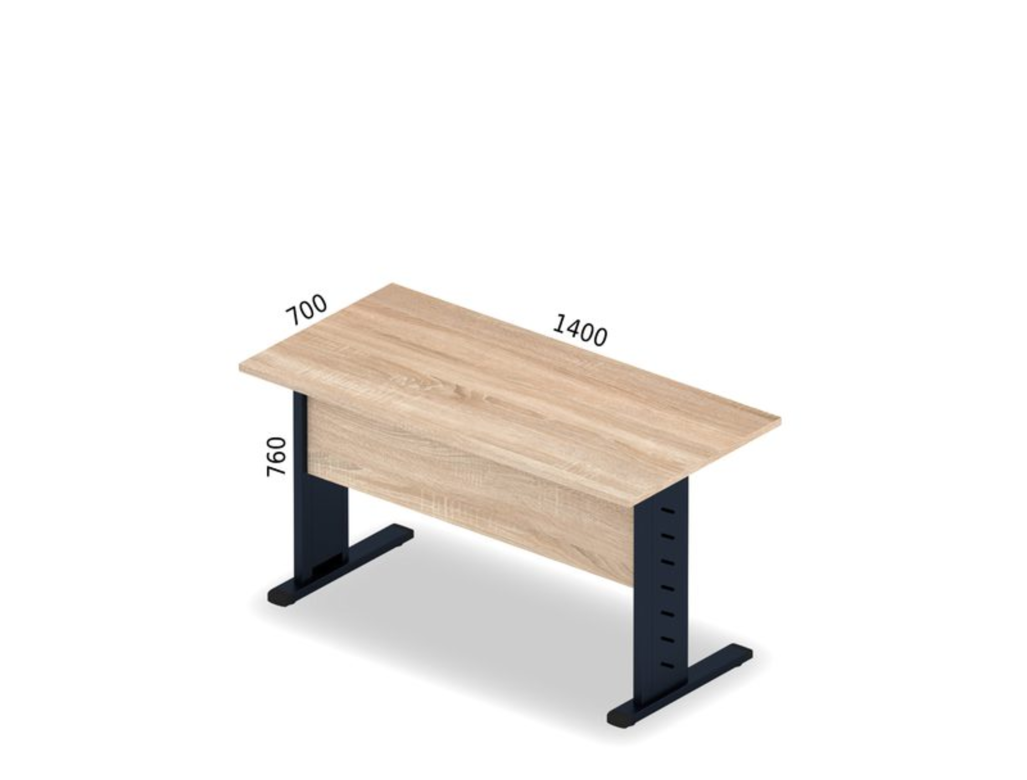 Biurko Ts3 1400 x 700 x 760h | Meble DUO ts3
