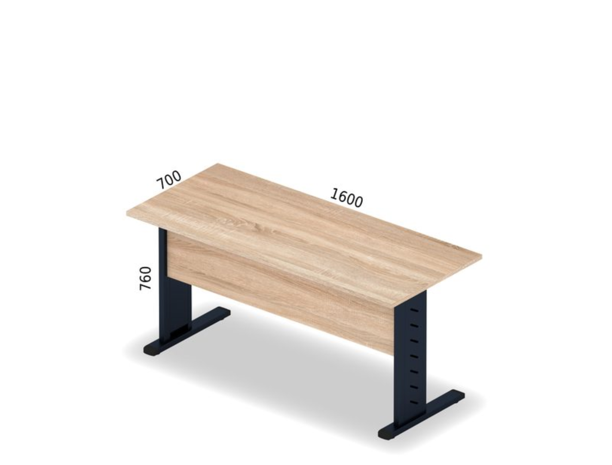 Biurka na stelażu metalowym