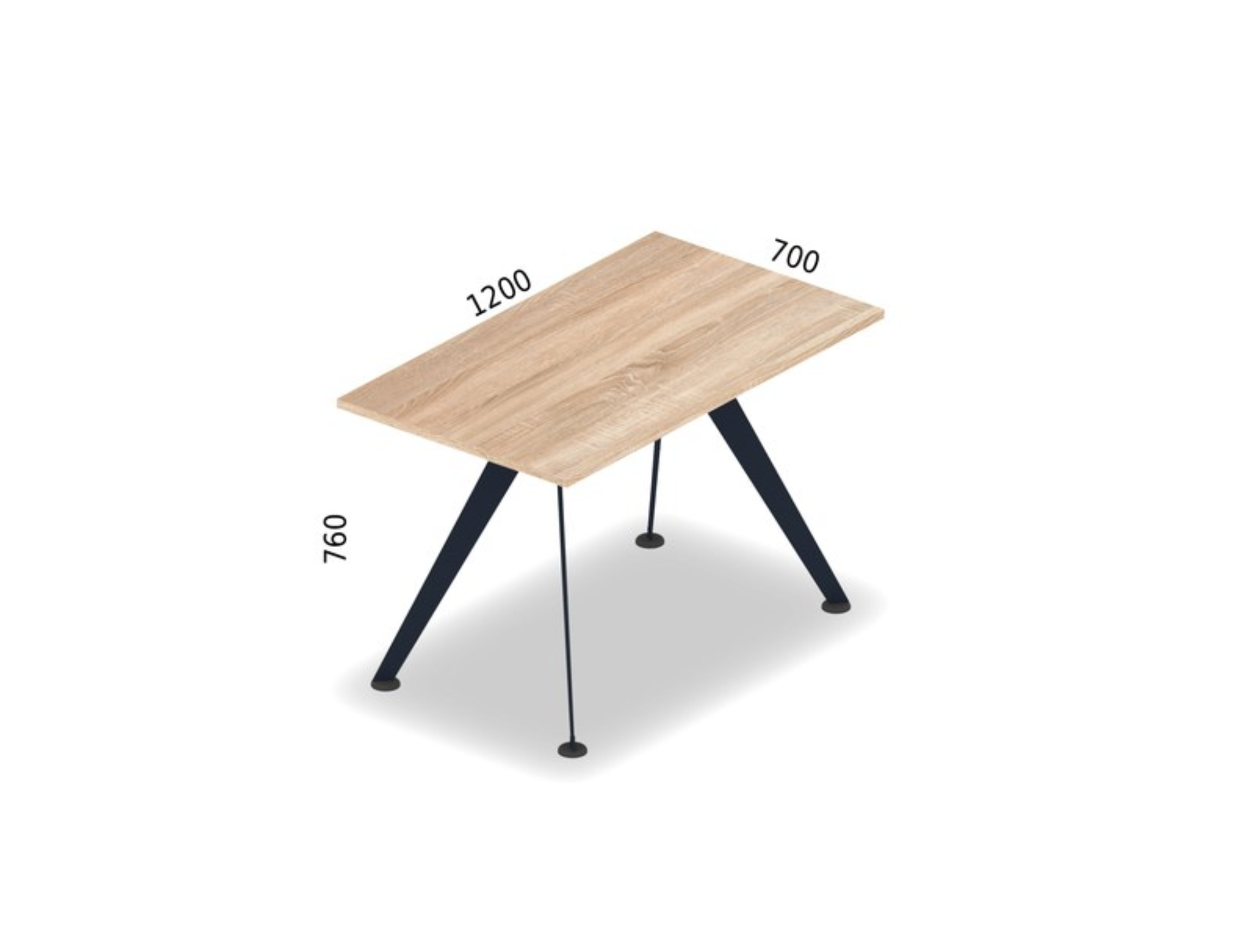 Biurko V2-7 1200x700x760h | Meble DUO v2 7