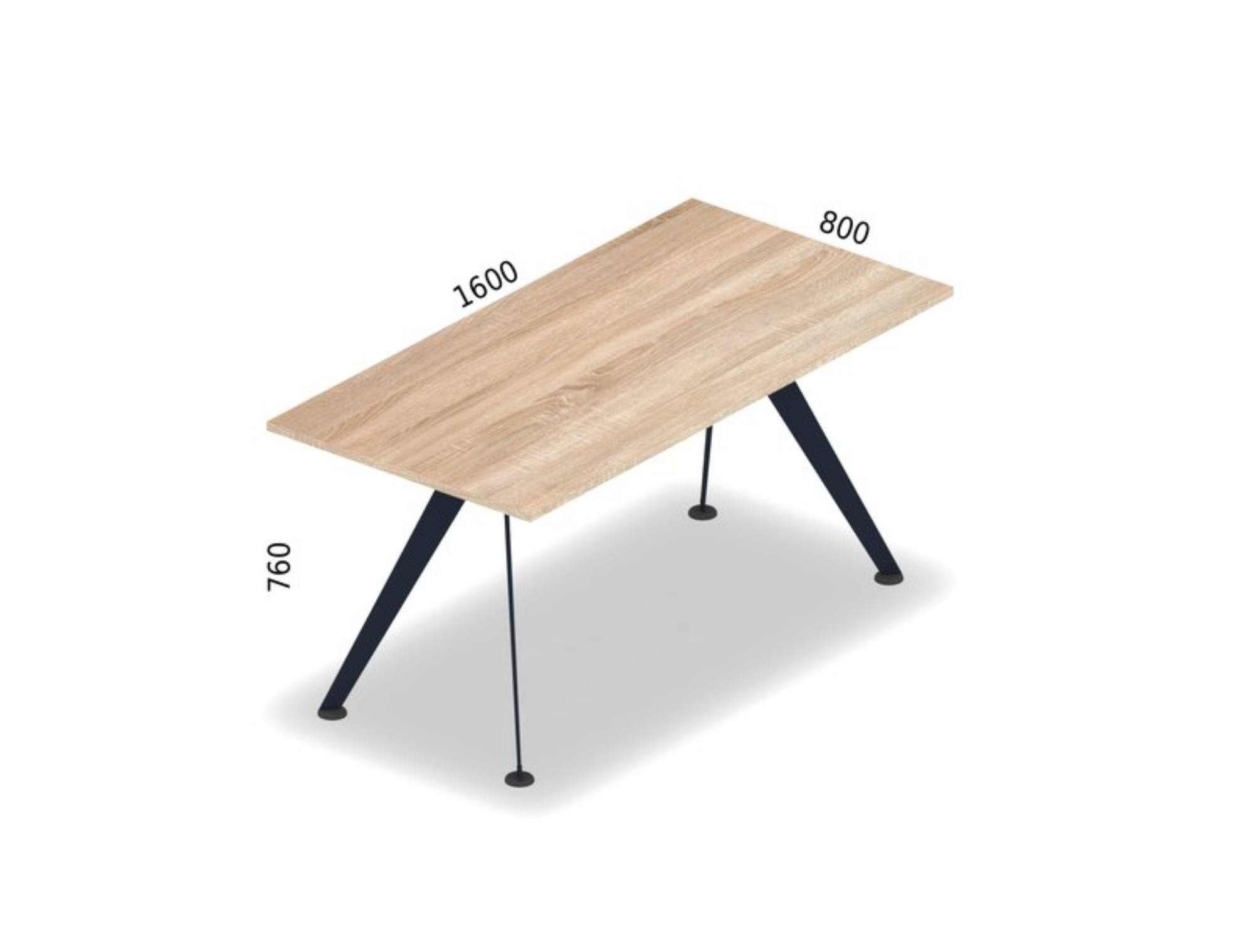 Biurko V4-8 1600x800x760h | Meble DUO v4 8