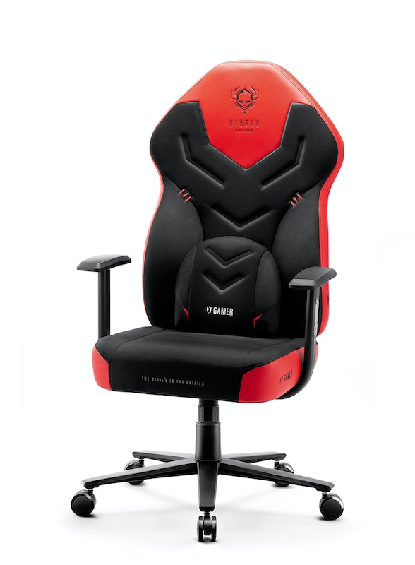 Fotel gamingowy Diablo X-Gamer 2.0 Normal Size: Deep red | Meble DUO 1334 2 fotel gamingowy diablo x gamer 2.0 normal size deep red