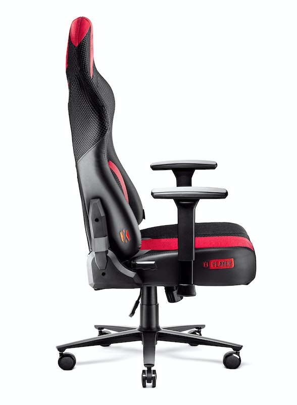 Fotel gamingowy Diablo X-Player 2.0 materiałowy King Size: Karmazynowo-antracytowy | Meble DUO 1557 2 fotel gamingowy diablo x player 2.0 materialowy king size karmazynowo antracytowy