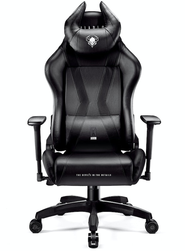 Fotel gamingowy Diablo X-Horn 2.0 King Size czarny | Meble DUO 2119 2 fotel gamingowy diablo x horn 2.0 king size czarny