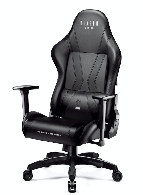 Fotel gamingowy Diablo X-Horn 2.0 King Size czarny | Meble DUO 2120 2 fotel gamingowy diablo x horn 2.0 king size czarny
