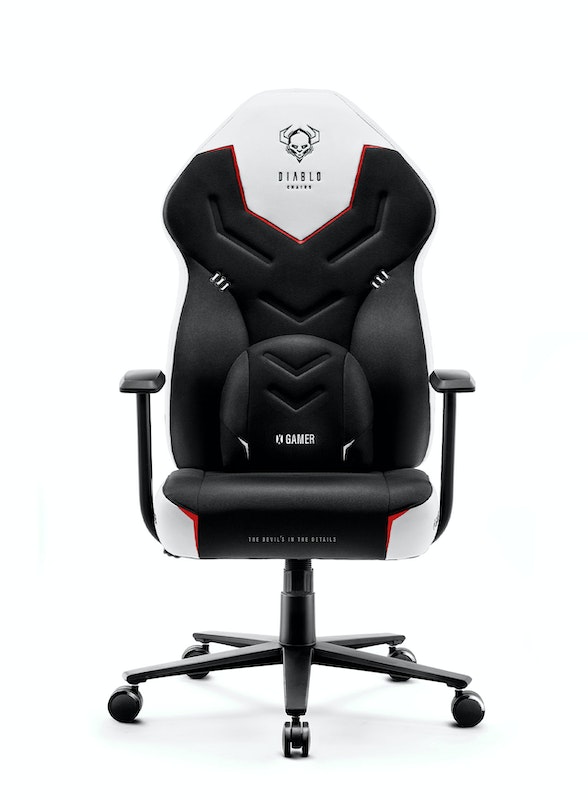 Fotel gamingowy Diablo X-Gamer 2.0 Normal Size: Snow white | Meble DUO 2314 2 fotel gamingowy diablo x gamer 2.0 normal size snow white