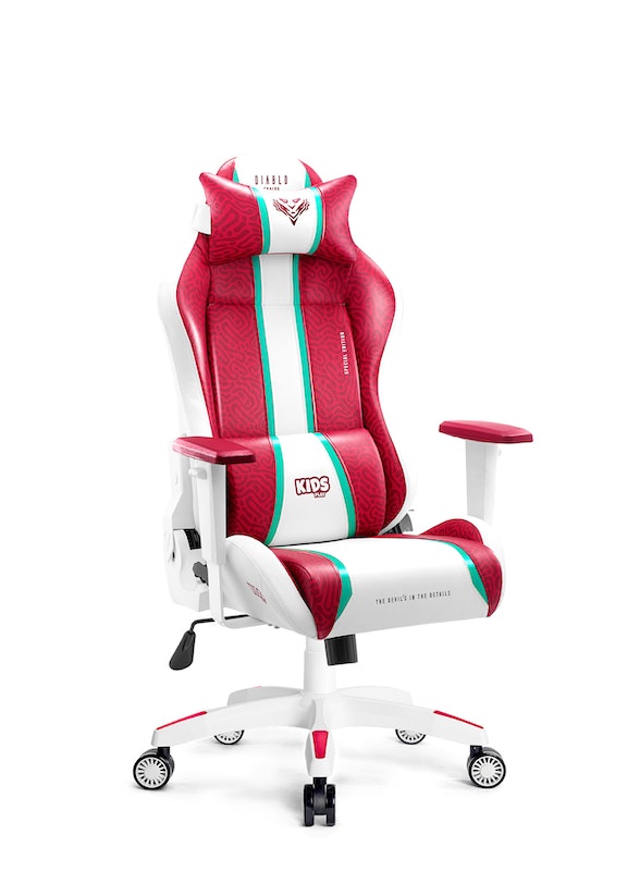 Fotel gamingowy dla dziecka Diablo X-One 2.0 Candy Rose Kids Size | Meble DUO 2783 2 fotel gamingowy dla dziecka diablo x one 2.0 candy rose kids size