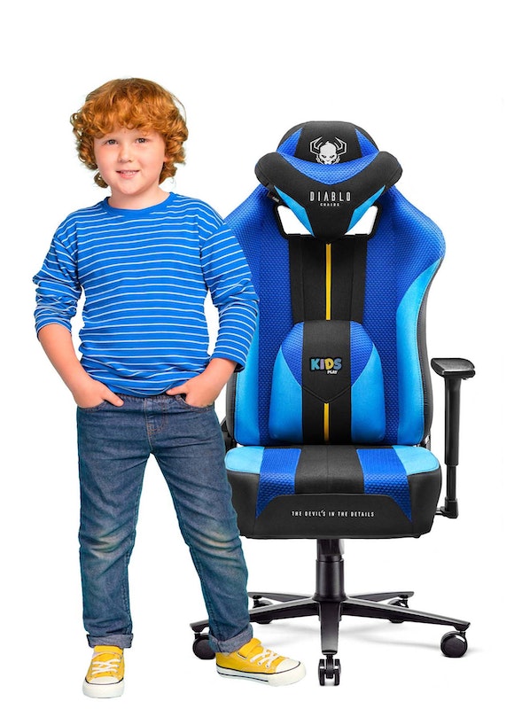 Krzesło do biurka dla dziecka Diablo X-Player 2.0 Frost Black Kids Size | Meble DUO 3088 2 krzeslo do biurka dla dziecka diablo x player 2.0 frost black kids size