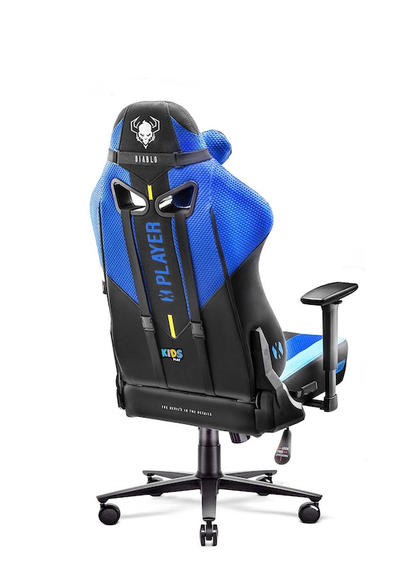 Krzesło do biurka dla dziecka Diablo X-Player 2.0 Frost Black Kids Size | Meble DUO 3092 2 krzeslo do biurka dla dziecka diablo x player 2.0 frost black kids size