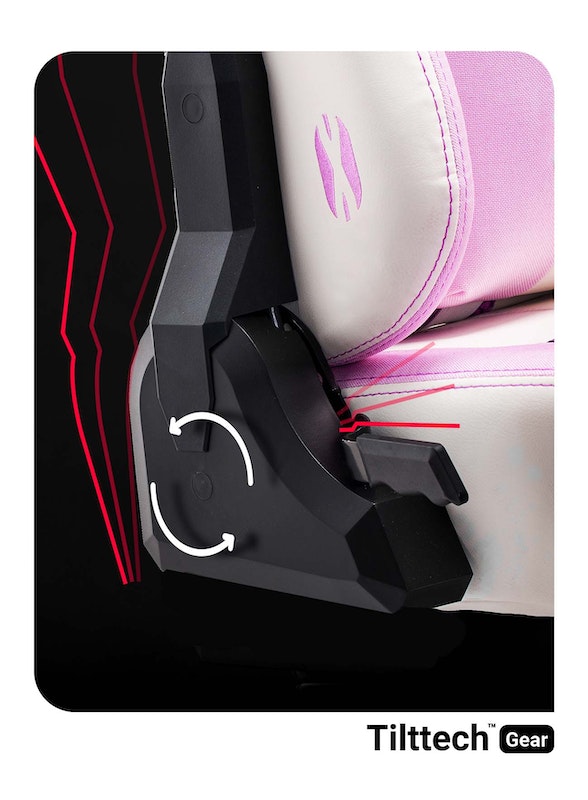 Fotel gamingowy Diablo X-Player 2.0 materiałowy Normal Size: Marshmallow Pink | Meble DUO 3231 2 fotel gamingowy diablo x player 2.0 materialowy normal size marshmallow pink