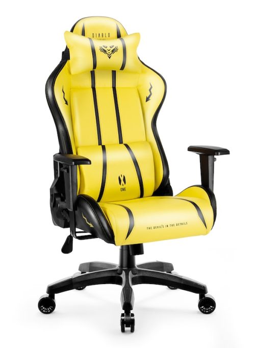 Fotel gamingowy Diablo X-One 2.0 King Size: Electric Yellow