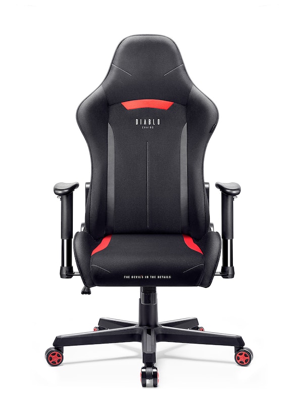 Zestaw: Fotel gamingowy Diablo X-ST4RTER czarno-czerwony + poduszka lędźwiowa | Meble DUO 3951 2 zestaw fotel gamingowy diablo x st4rter czarno czerwony poduszka ledzwiowa