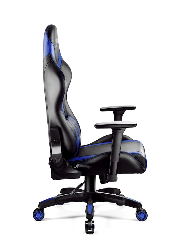 Fotel gamingowy Diablo X-Horn 2.0 Normal Size czarno-niebieski | Meble DUO 445 2 fotel gamingowy diablo x horn 2.0 normal size czarno niebieski