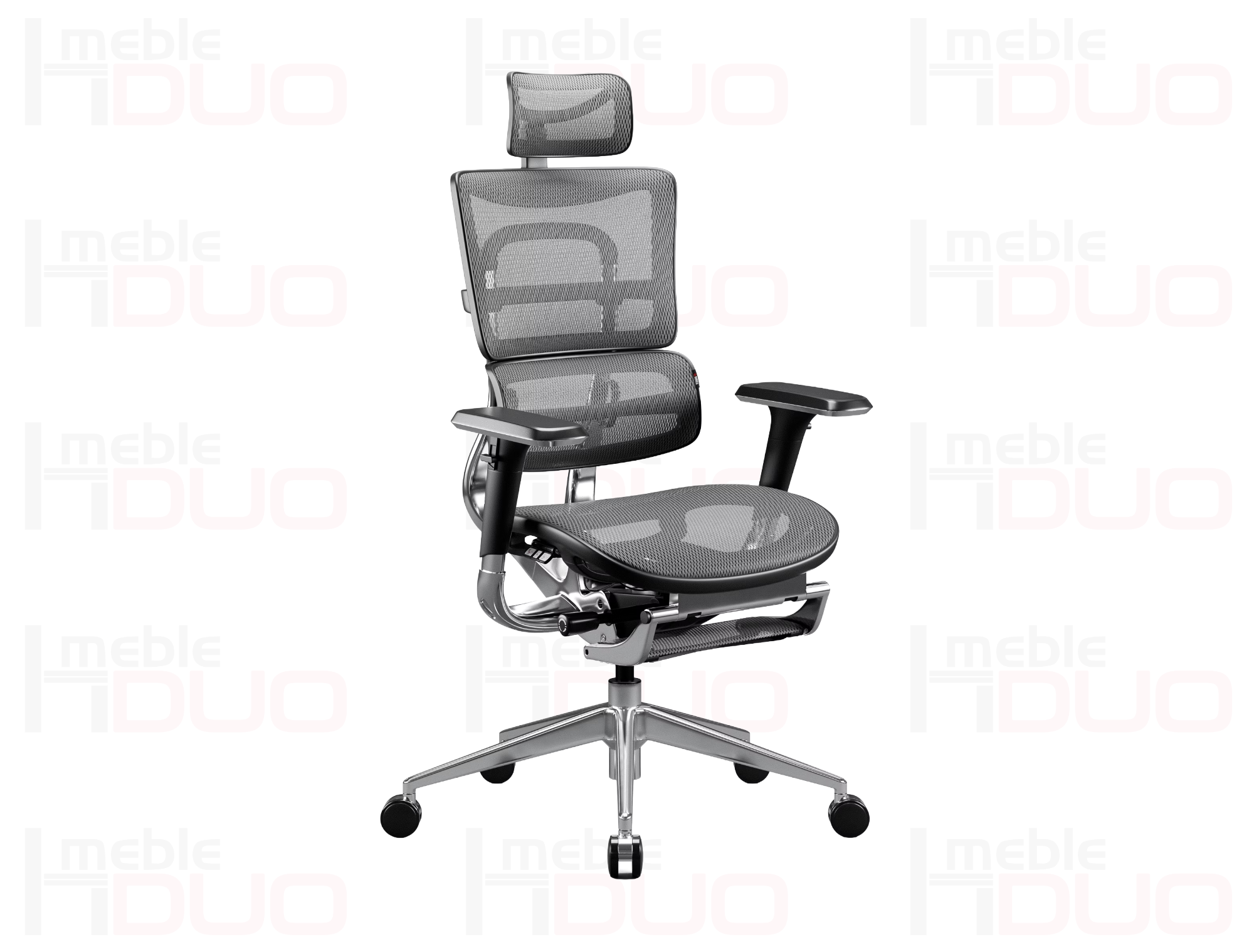 Fotel ergonomiczny DIABLO V-MASTER: czarno-szary | Meble DUO Fotel ergonomiczny DIABLO V MASTER czarno szary
