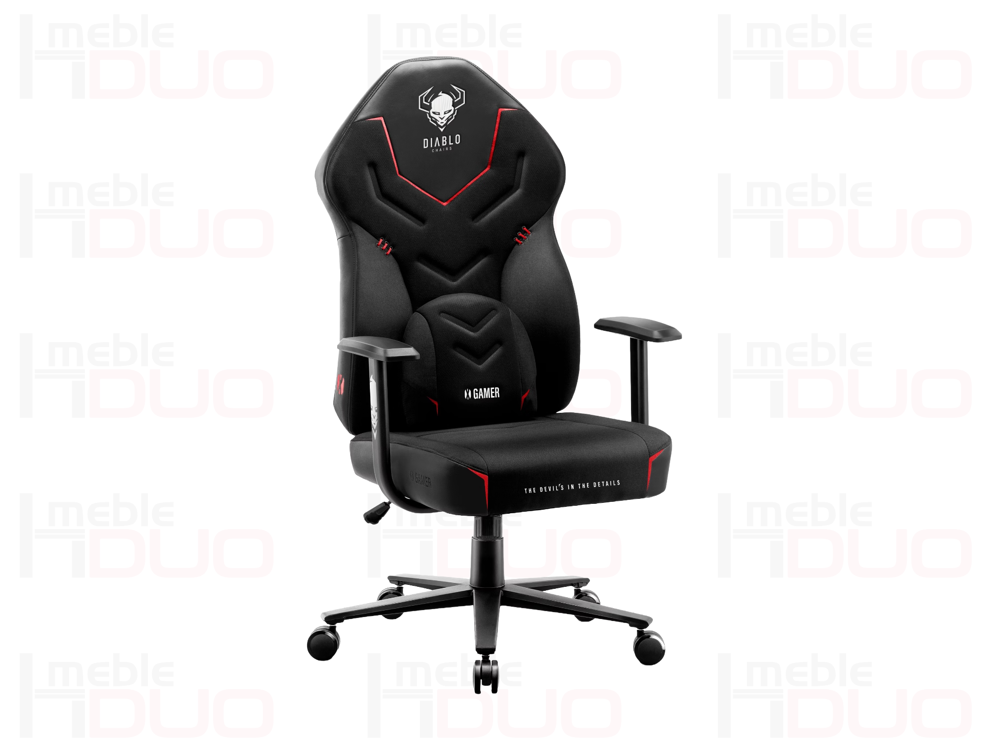Fotel gamingowy Diablo X-Gamer 2.0 Normal Size: Dark obsidian | Meble DUO Fotel gamingowy Diablo X Gamer 2.0 Normal Size Dark obsidian