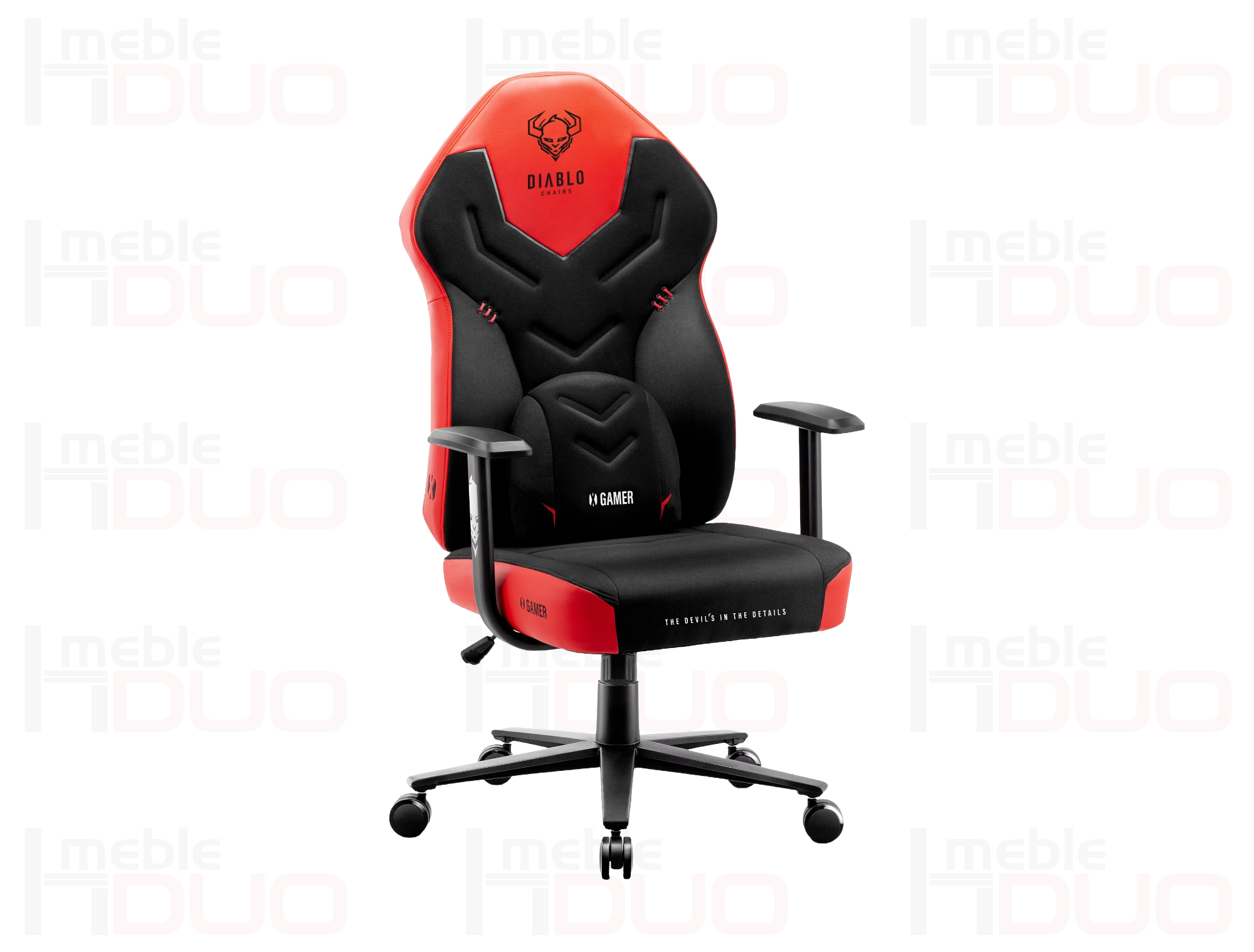 Fotel gamingowy Diablo X-Gamer 2.0 Normal Size: Deep red | Meble DUO Fotel gamingowy Diablo X Gamer 2.0 Normal Size Deep red