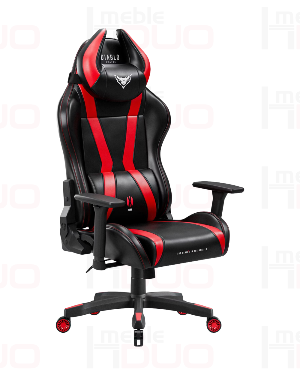 Promocje | Meble DUO Fotel gamingowy Diablo X Horn 2.0 King Size czarno czerwony