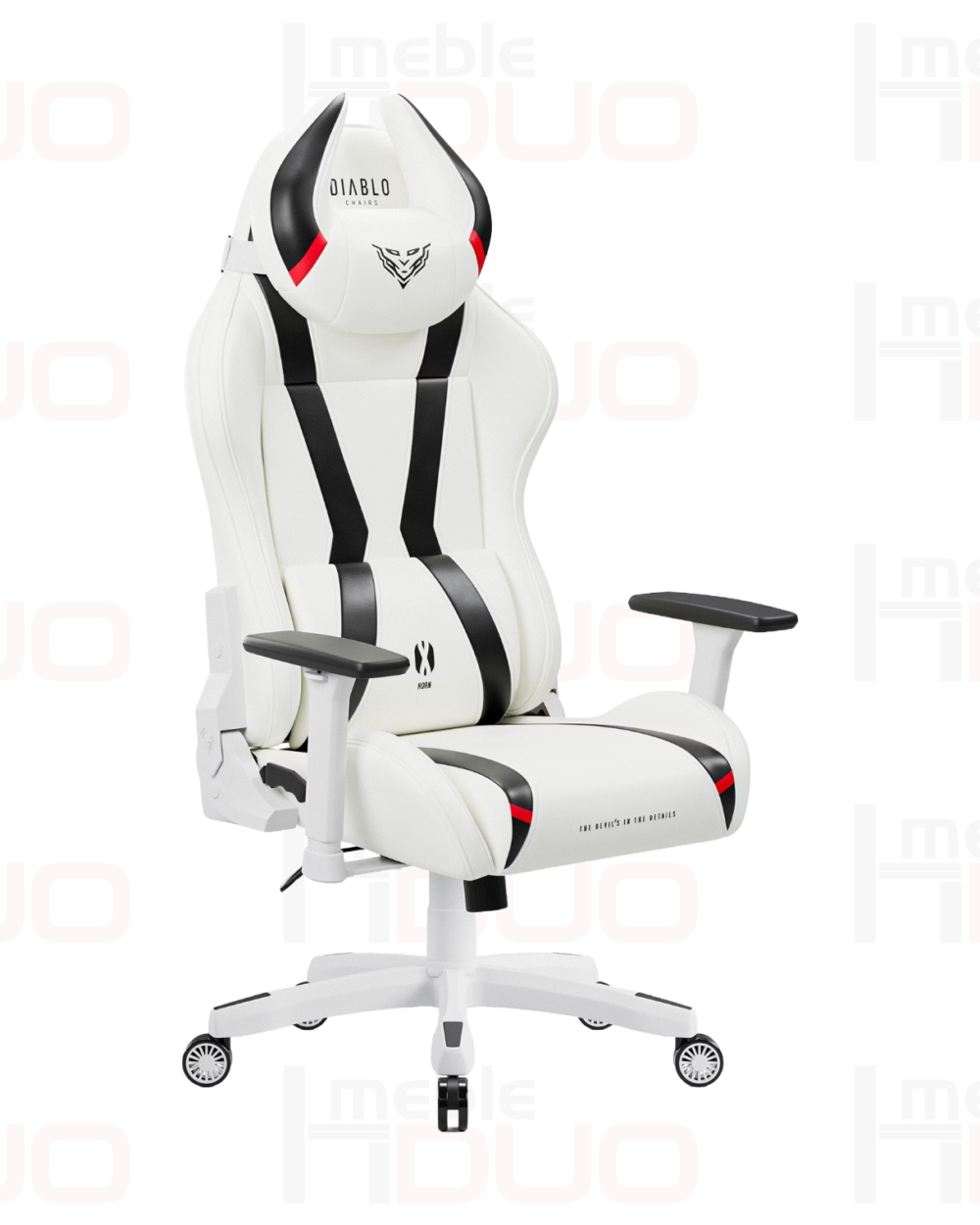 Promocje | Meble DUO Fotel gamingowy Diablo X Horn 2.0 Normal Size bialo czarny