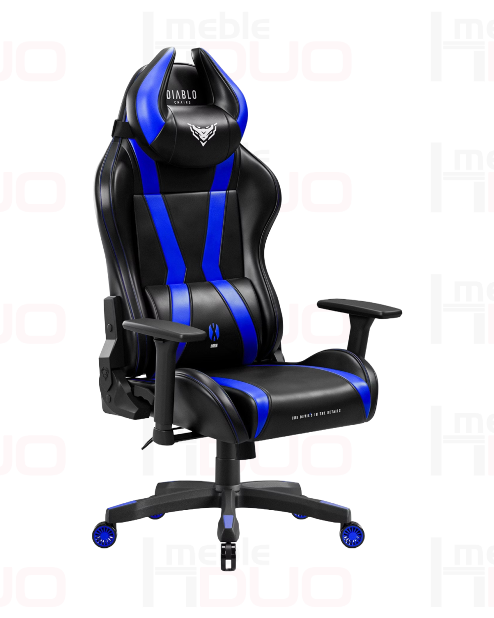 Promocje | Meble DUO Fotel gamingowy Diablo X Horn 2.0 Normal Size czarno niebieski