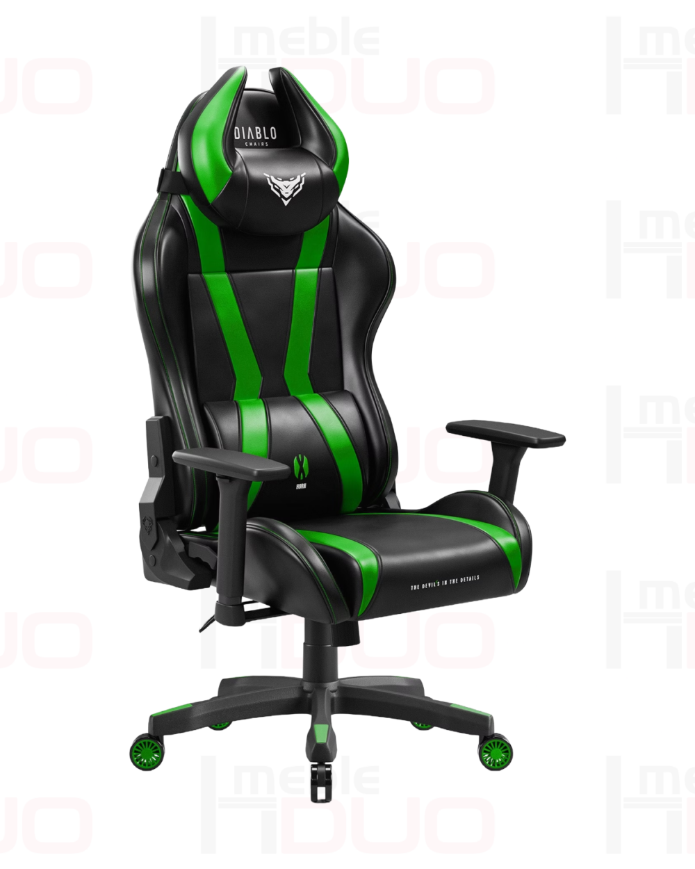 Promocje | Meble DUO Fotel gamingowy Diablo X Horn 2.0 Normal Size czarno zielony