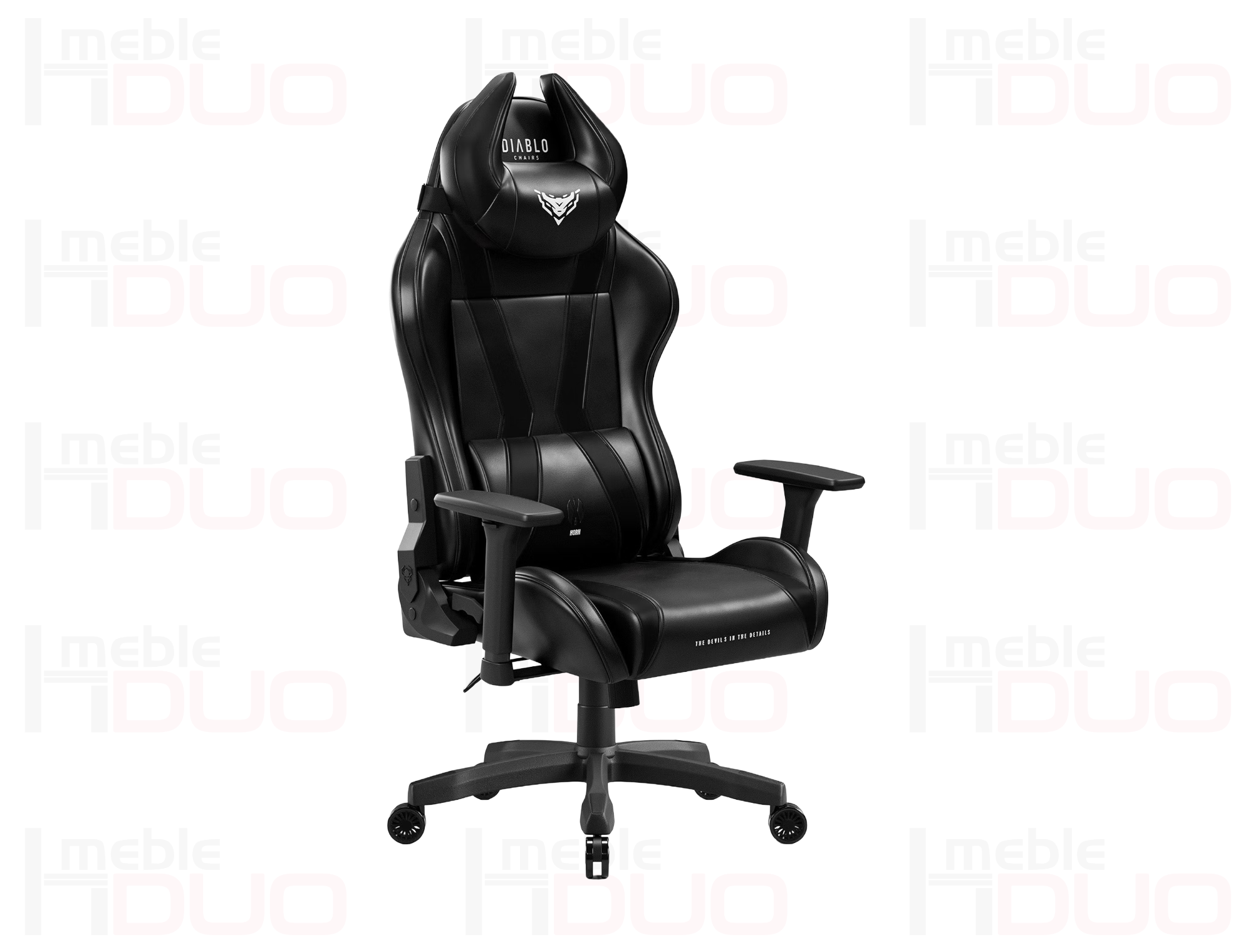 Fotel gamingowy Diablo X-Horn 2.0 Normal Size czarny | Meble DUO Fotel gamingowy Diablo X Horn 2.0 Normal Size czarny