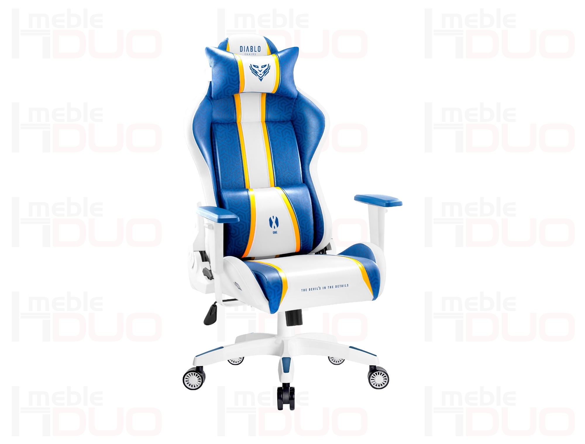 Fotel gamingowy Diablo X-One 2.0 Normal Size: Aqua Blue | Meble DUO Fotel gamingowy Diablo X One 2.0 Normal Size Aqua Blue