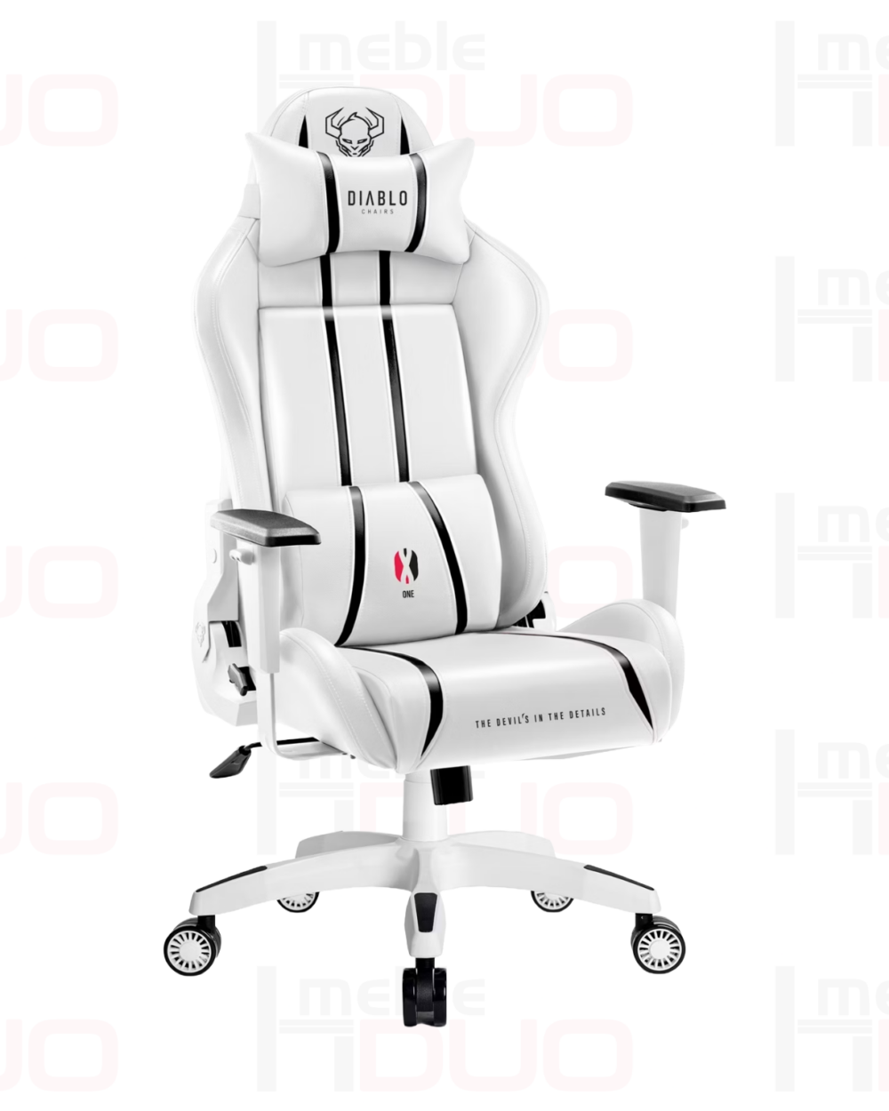 Promocje | Meble DUO Fotel gamingowy dla dziecka Diablo X One 2.0 bialo czarny small Size