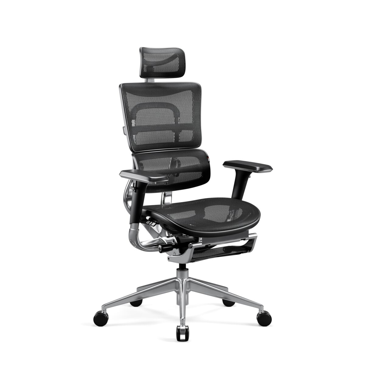 Fotel biurowy z podnóżkiem ergonomiczny czarny Normal Size: Diablo V-Master | Meble DUO V Master Packshot 02d24 1