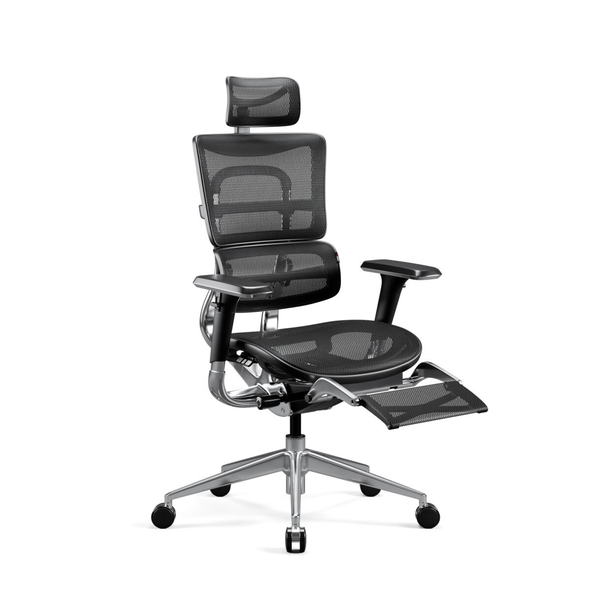 Fotel biurowy z podnóżkiem ergonomiczny czarny Normal Size: Diablo V-Master | Meble DUO V Master Packshot 03d24 1