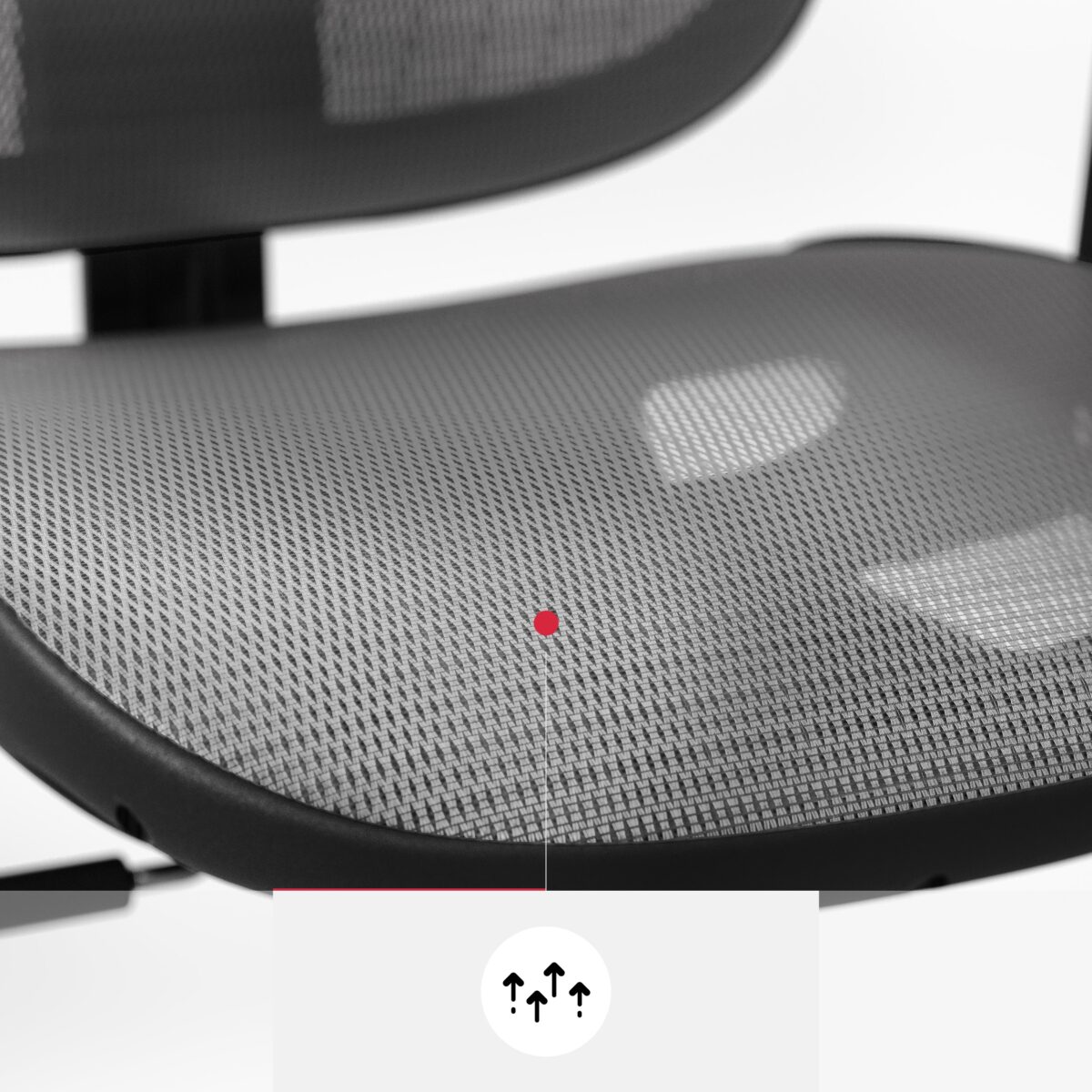 Fotel ergonomiczny biurowy z siatki, przewiewny, czarno-szary: Diablo V-Basic | Meble DUO basic black grey 0040d24