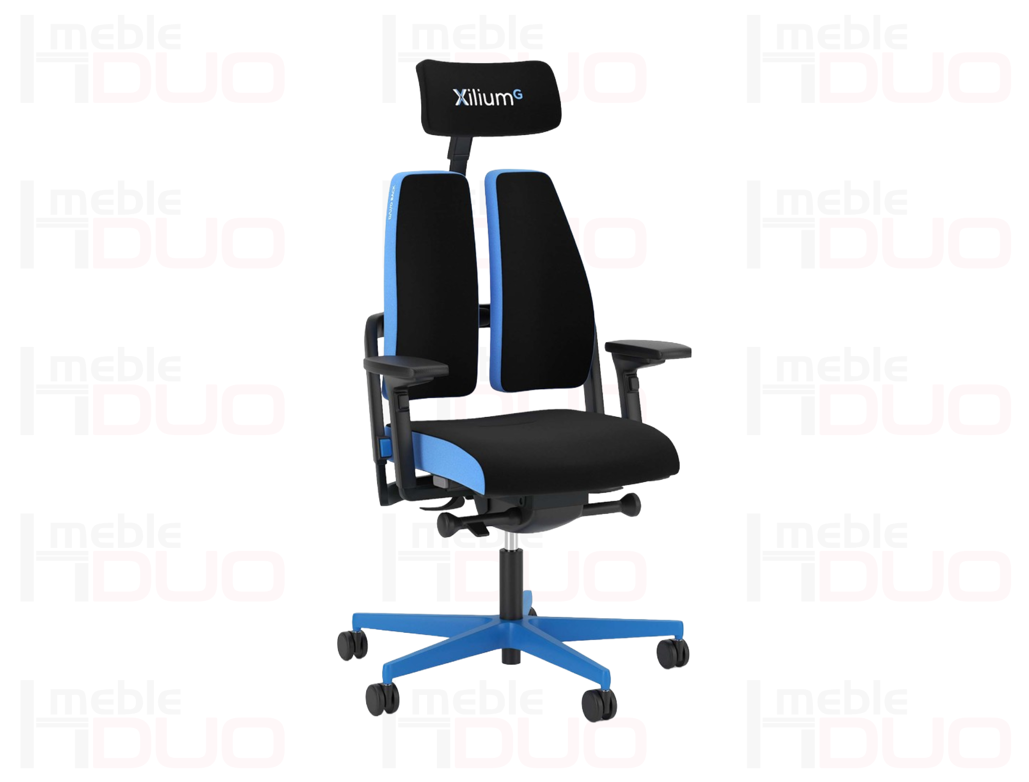 XILIUM GAMING CHAIR BLUE | Meble DUO XILIUM GAMING CHAIR BLUE