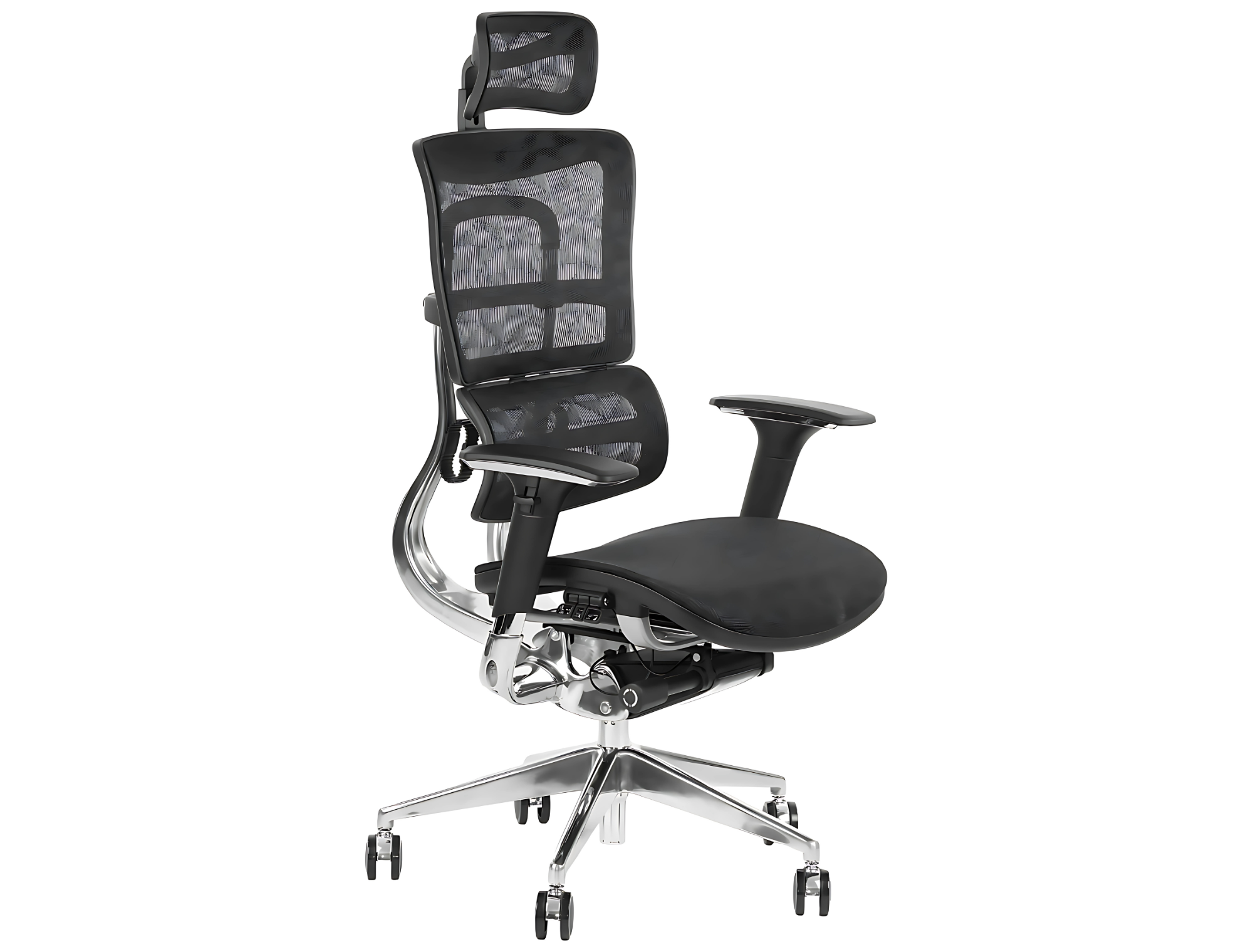 ErgoNew S8 - czarny SIEDZISKO SIATKOWE