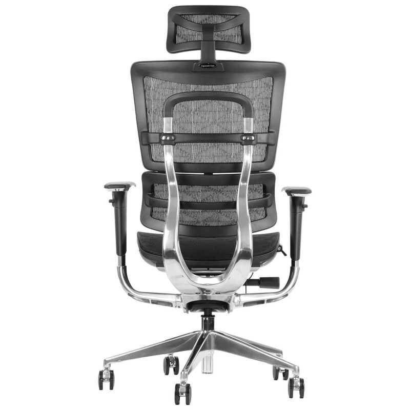 ErgoNew S8 - czarny  SIEDZISKO SIATKOWE - obrazek 4
