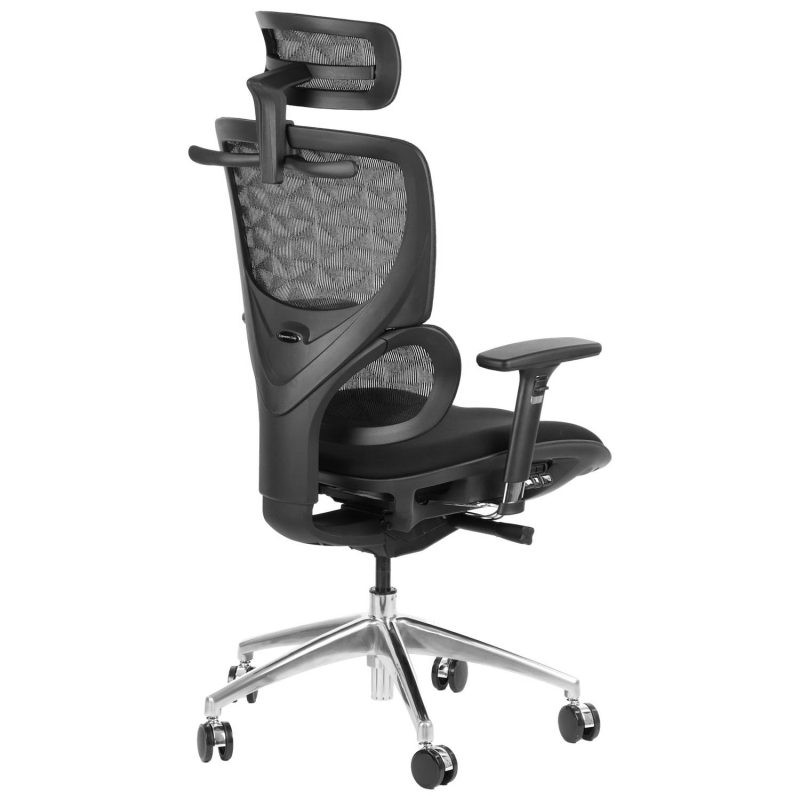 ErgoNew S1A - czarny  SIEDZISKO TKANINOWE - obrazek 2