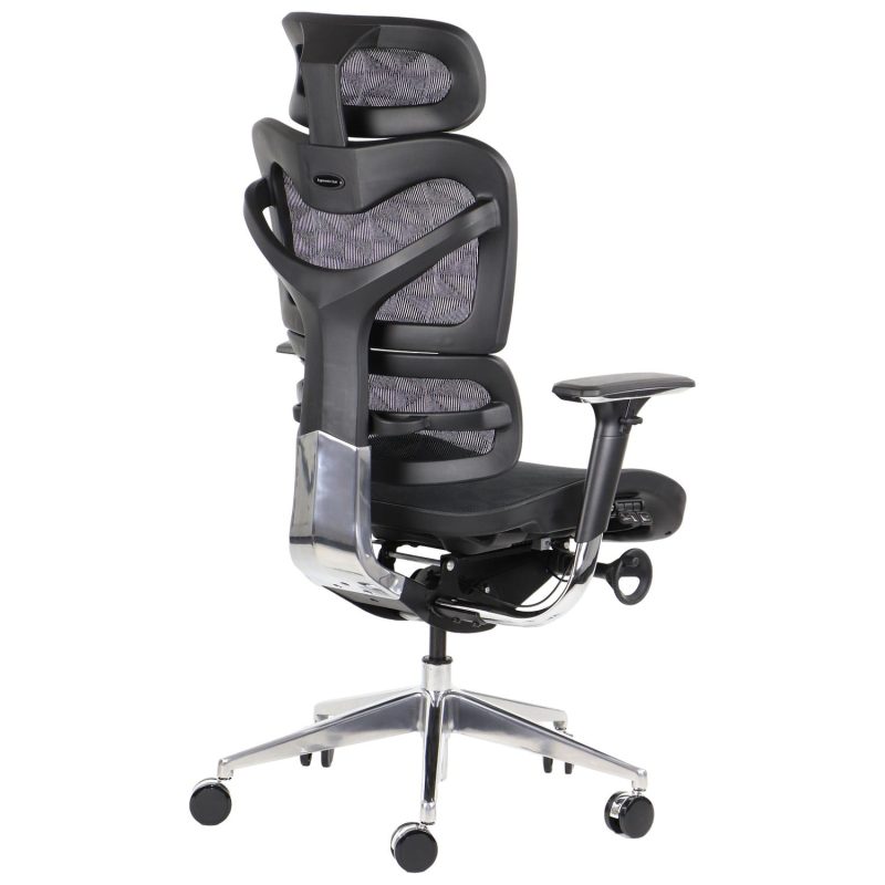 ErgoNew S7 - czarny  SIEDZISKO SIATKOWE - obrazek 2