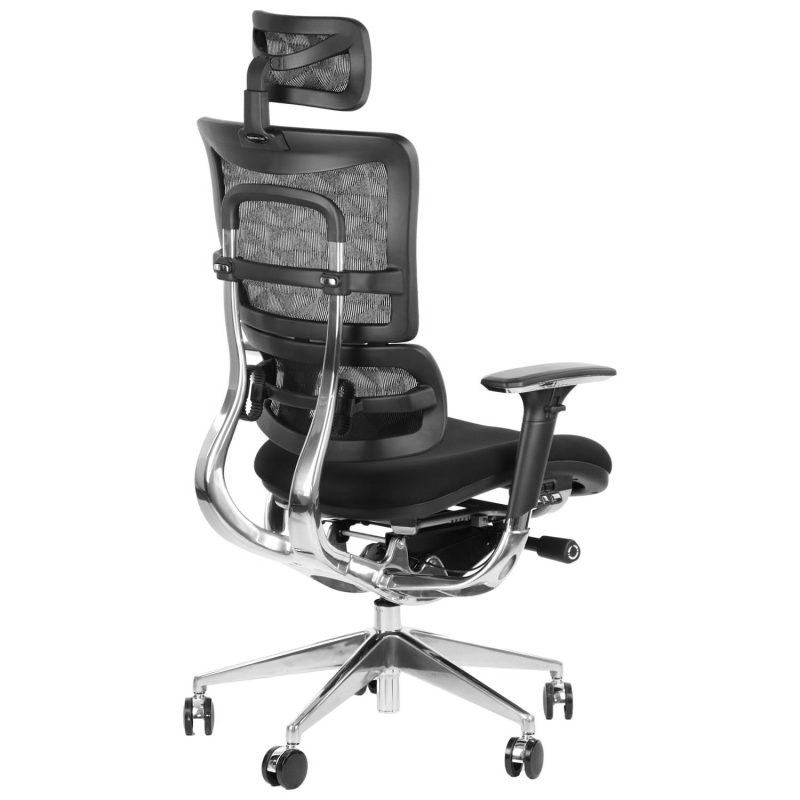 ErgoNew S8 - czarny  SIEDZISKO TKANINOWE - obrazek 3
