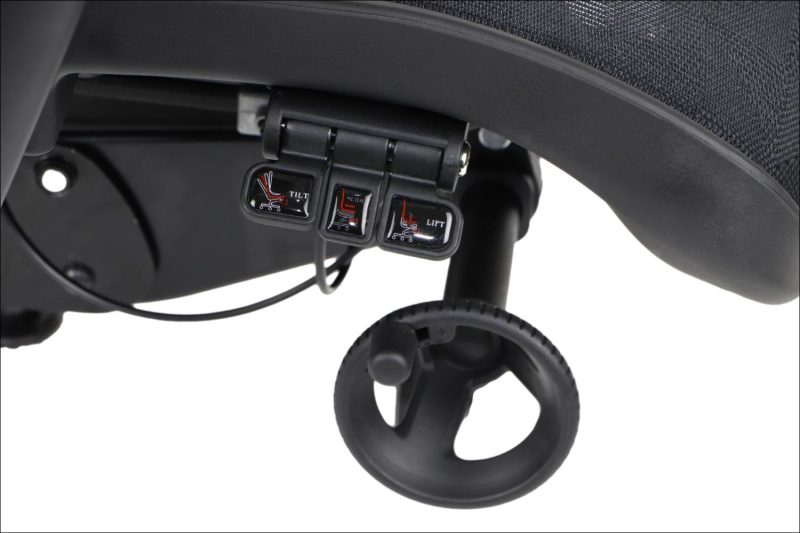 ErgoNew S7 - czarny  SIEDZISKO SIATKOWE - obrazek 12