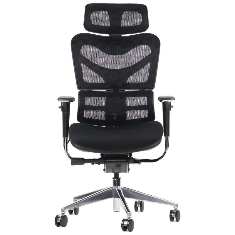 ErgoNew S7 - czarny  SIEDZISKO TKANINOWE - obrazek 3