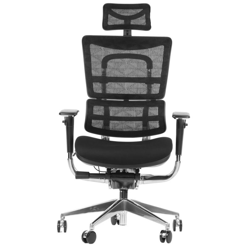 ErgoNew S8 - czarny  SIEDZISKO TKANINOWE - obrazek 5