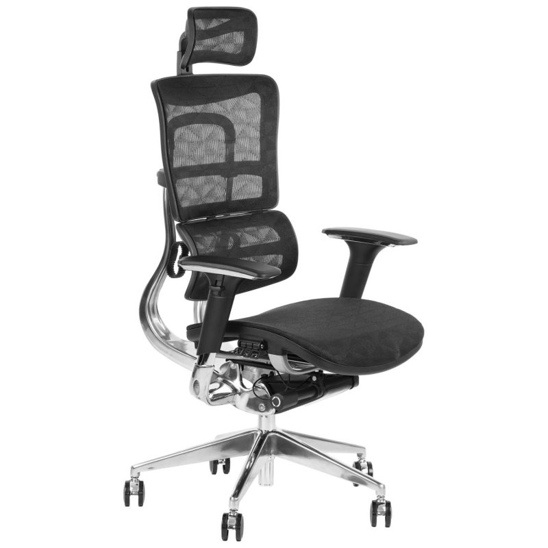 ErgoNew S8 - czarny  SIEDZISKO SIATKOWE - obrazek 2