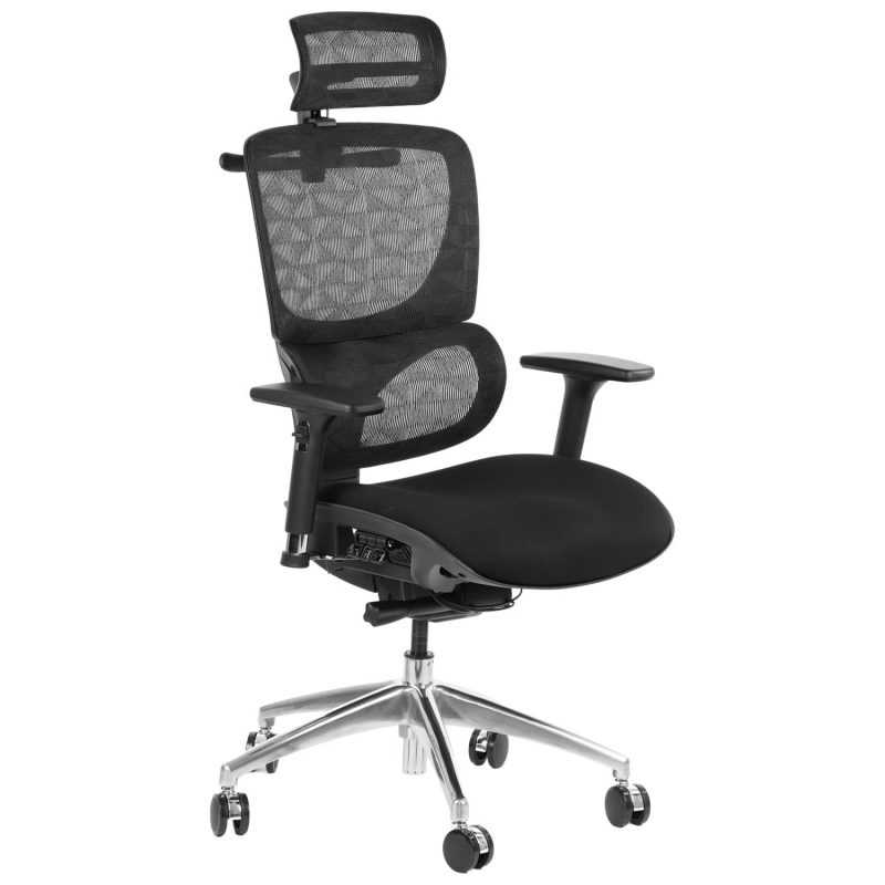 ErgoNew S1A - czarny  SIEDZISKO TKANINOWE - obrazek 5