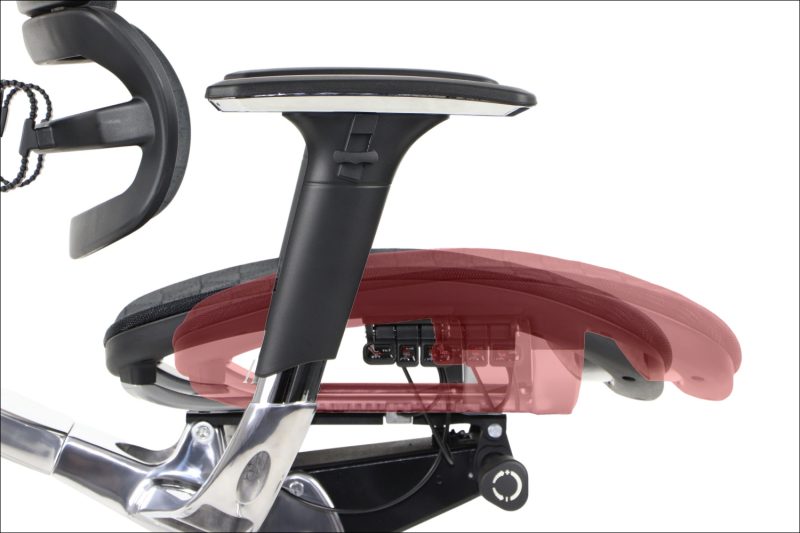 ErgoNew S8 - czarny  SIEDZISKO SIATKOWE - obrazek 20