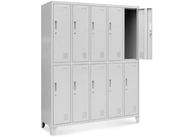 Szafa socjalna ubraniowa 10-drzwiowa BARTEK 1360 x 1720 x 450