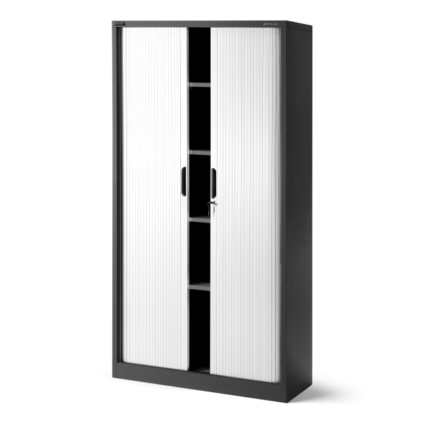 Szafa biurowa na akta z roletą  DAMIAN 900 x 1850 x 450