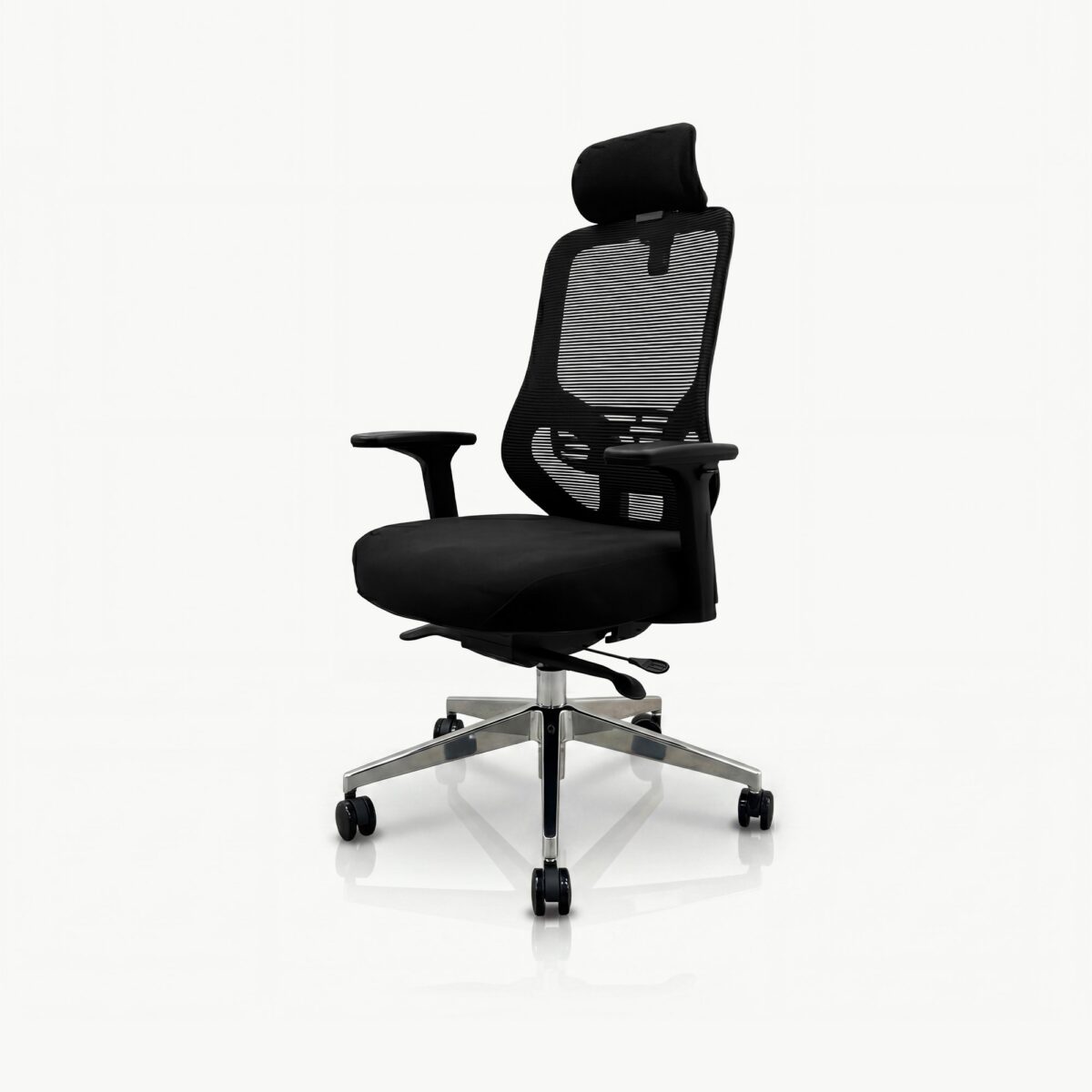 Fotel biurowy ergonomiczny z siatką czarny: AXIS | Meble DUO 2515 axis mesh black 01 1 1
