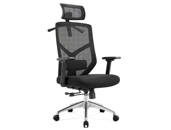 Fotel biurowy ergonomiczny Rosa czarny ANGEL 150 kg