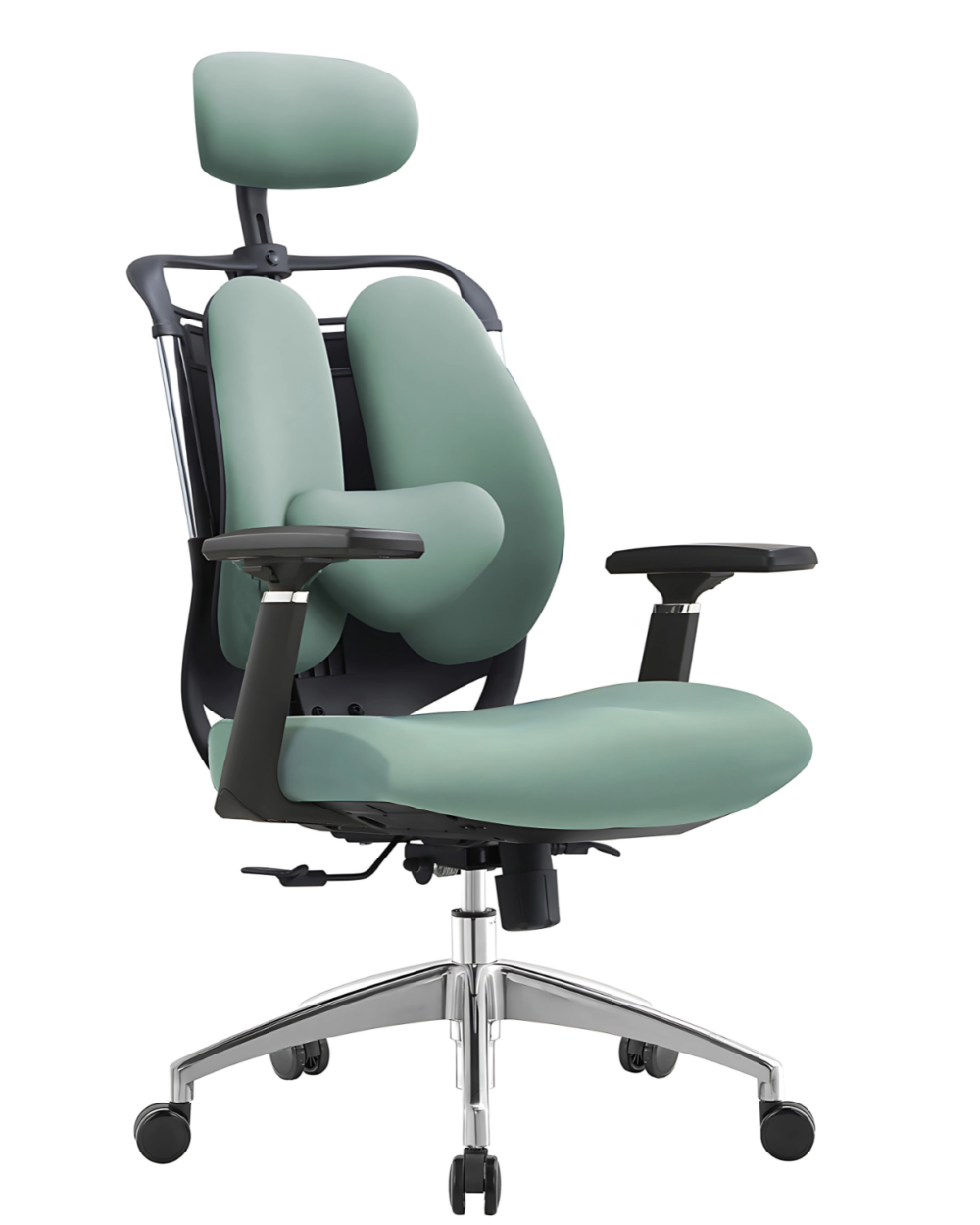 Fotel biurowy ergonomiczny ANGEL Stelio Zielony 150kg