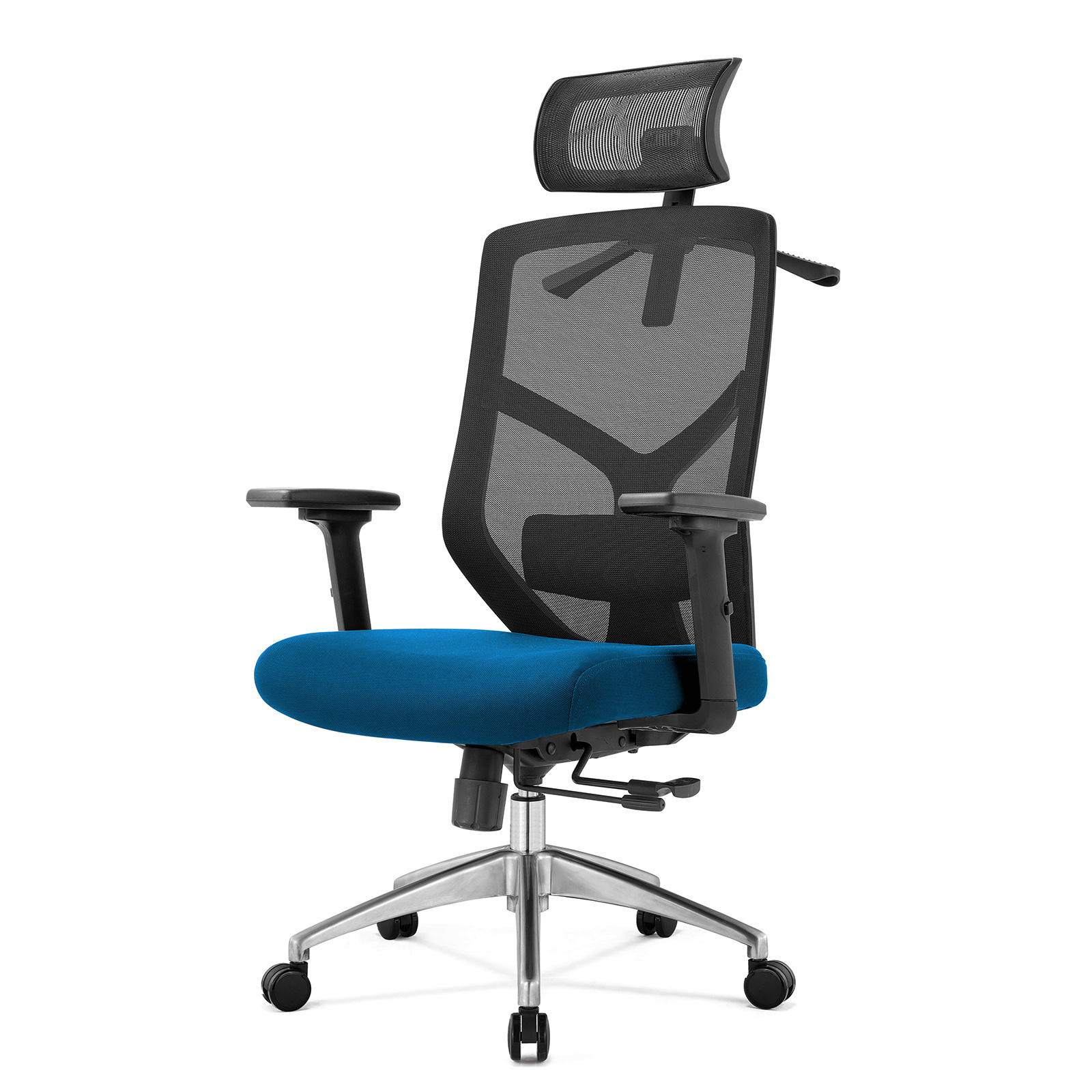 Fotel biurowy ergonomiczny Rosa czarny ANGEL 150 kg KOLOR - obrazek 3