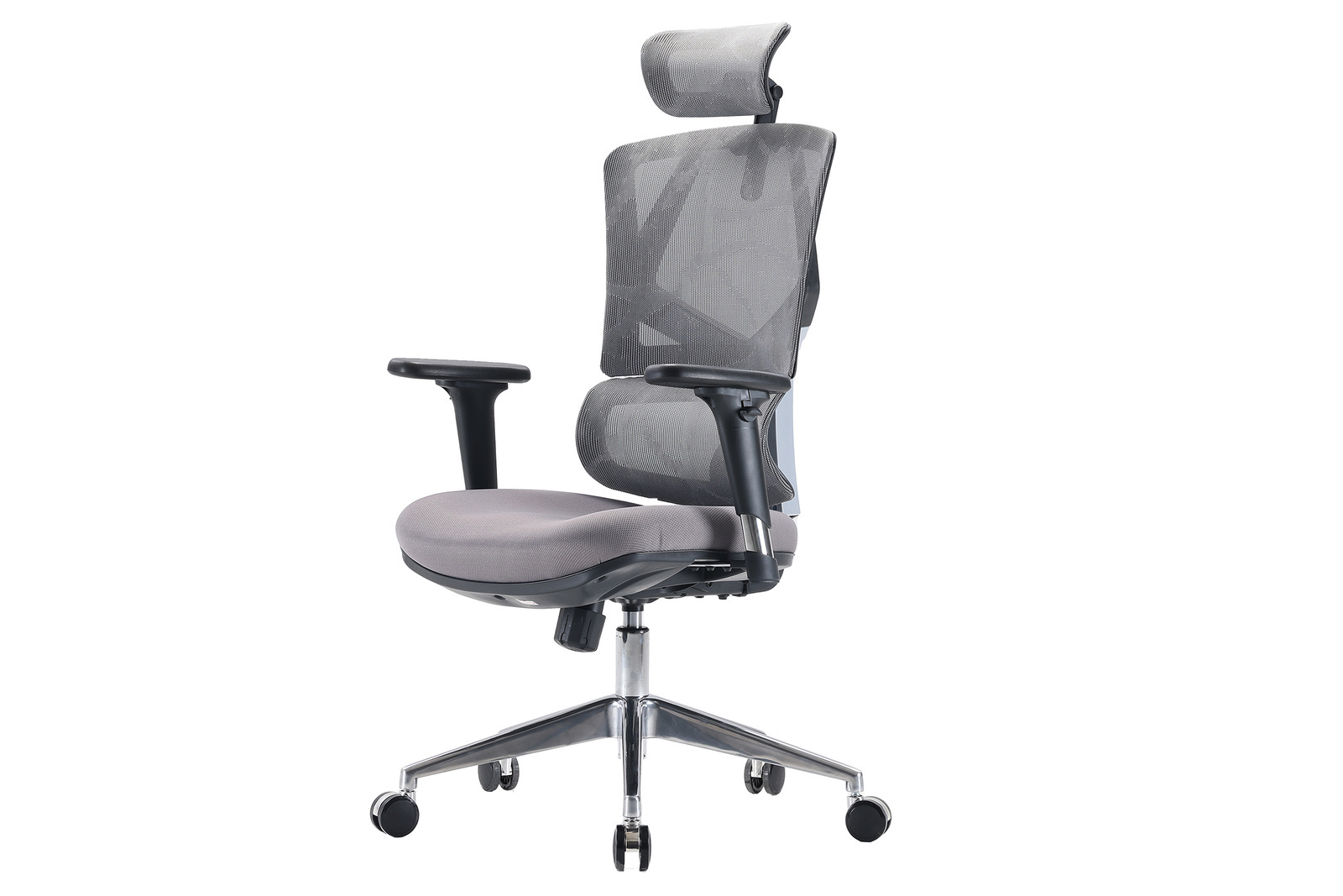 Fotel ergonomiczny ANGEL biurowy obrotowy Dakota 2.0 Grafitowy 150kg - obrazek 2