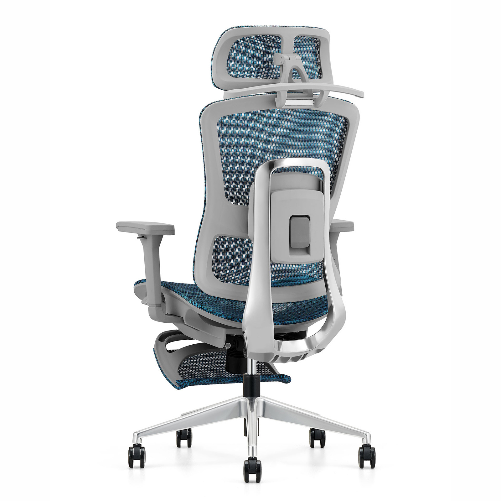 Fotel ergonomiczny ANGEL biurowy obrotowy Homer z podnóżkiem 150kg - obrazek 8