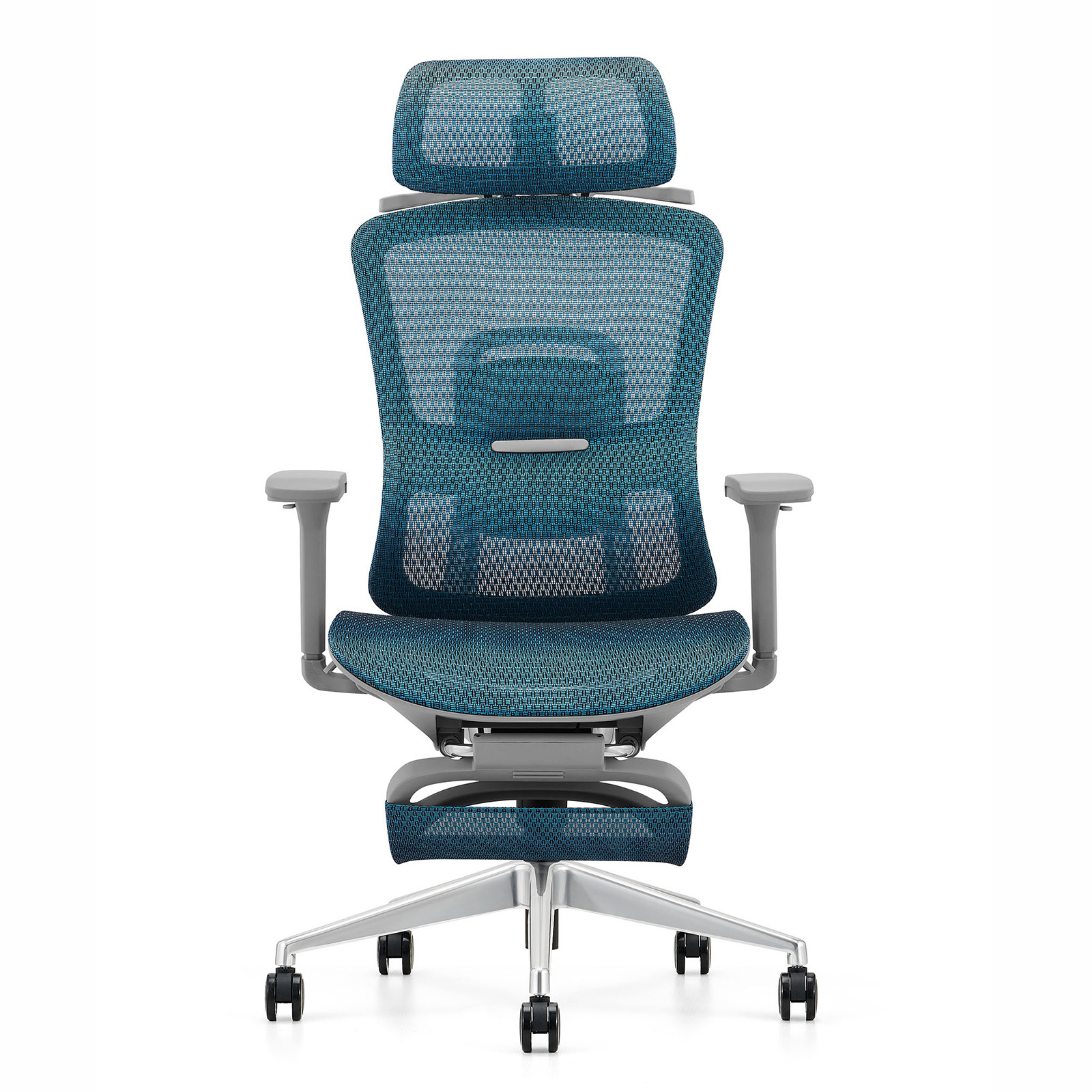 Fotel ergonomiczny ANGEL biurowy obrotowy Homer z podnóżkiem 150kg - obrazek 5